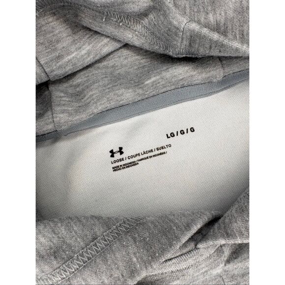 Under Armour Auburn gray gathered front hoodie - L - Picture 3 of 7